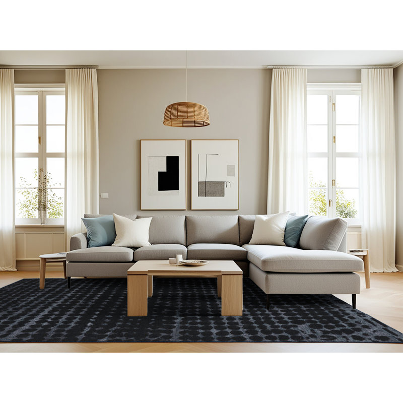 Abstract Indoor Rug, Rectangle 8' x 10'