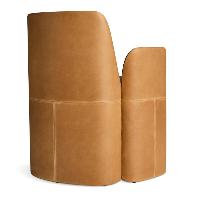 Parentheses Leather Arm Chair