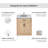 Tidworth 30'' Solid Wood Single Bathroom Vanity with 1.5'' Carrara Marble Top-1291830944-1300471834