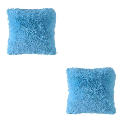 Faux Fur Throw Pillow