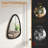 Irregular Asymmetrical Wall Mirror, Sculptural Solid Wood Decorative Mirror for Bedroom or Hallway, 30''×20''-1627399284-1629739526