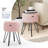 Round Pleated Velvet Ottoman with Storage-1534620955-1534620957