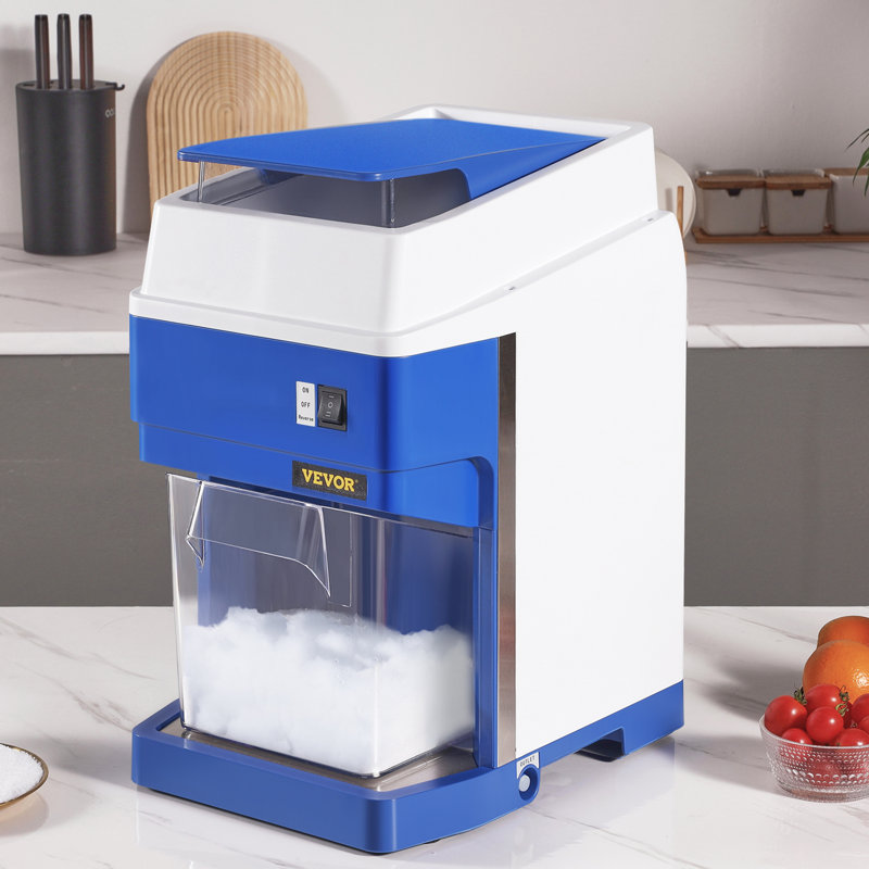 VEVOR Blue Stainless Steel Countertop Snow Cone Maker