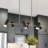 Miaisabella 6-Light Kitchen Island Linear LED Pendant With Adjustable Shades