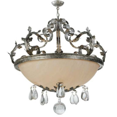 Luminaire suspendu unique à 5 lumières French Elegance