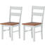 Ensemble de 2 chaises de table de cuisine en bois à dossier ouvert, chaises de table de salle à manger-1903962548