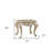 Reinhold Solid Wood and Glass Top End Table