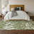 Premium Machine Washable Prisco Green Rug-1520484863