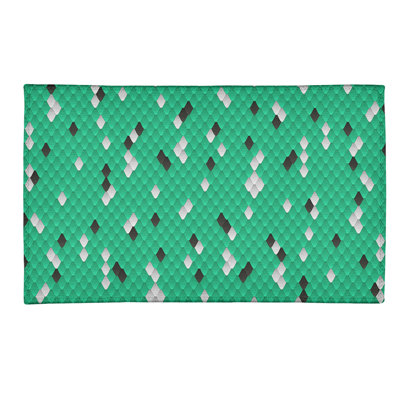 Chenille Geometric Indoor Rug