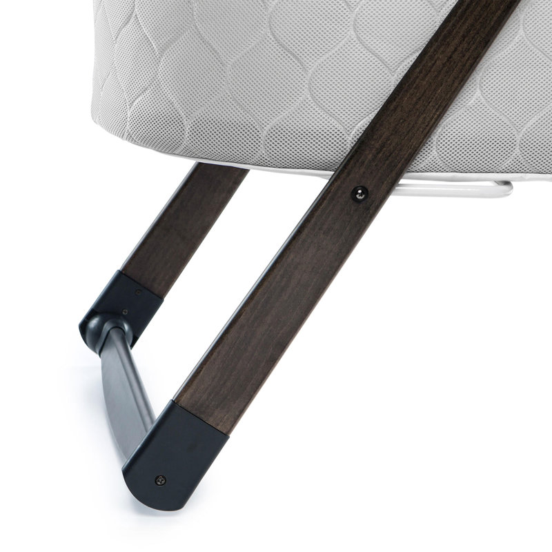 Alzira Rocking Bassinet with Bedding and Stand