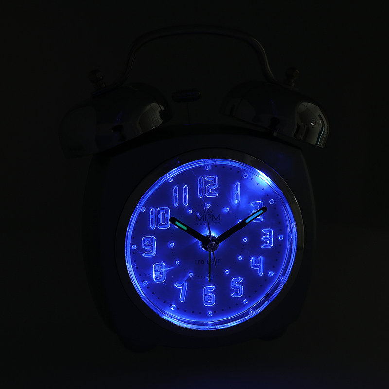 Alarm Tabletop Clock, Light Blue