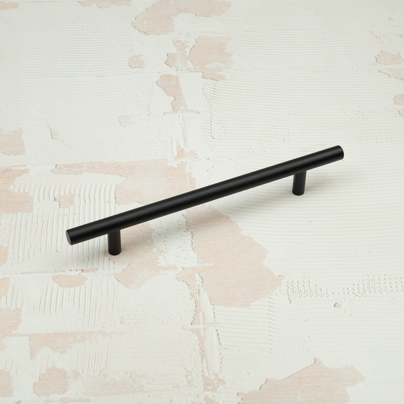 Slim T-Bar Handles & Coordinating Pull in Multiple Finishes, 160mm, Matte Black