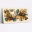 Ensemble de 1 toile murale Steampunk Botanique-130731914-130731912