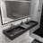 Juniper 72" Wall Mounted Solid Surface Floating Bathroom Sink with Concealed Drain - White-76720983-76720985