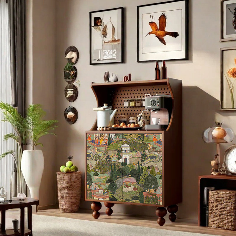Armoire moderne et multifonctionnelle, Brun noyer