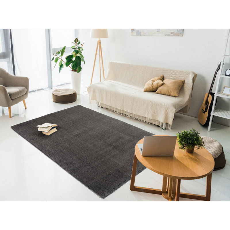 Solid Colour Shag Area Rug, Square 200 x 200cm