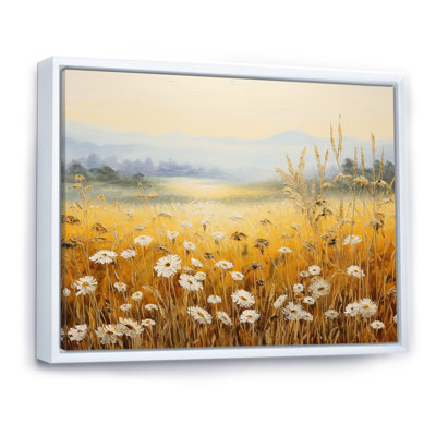 «Golden Harvest Floral Field II», reproduction sur toile