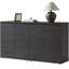 Buffet 30,9 po avec tablettes et portes réglables Cesiro-760077340-752156799