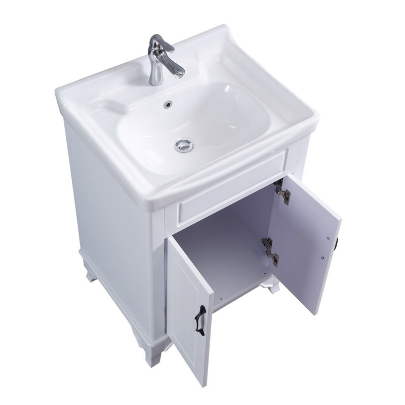 Grand lavabo de salle de bain autoportant Maciel