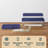 Pyrex® Simply Store® 6-piece Rectangular Glass Storage Set with Blue Lids