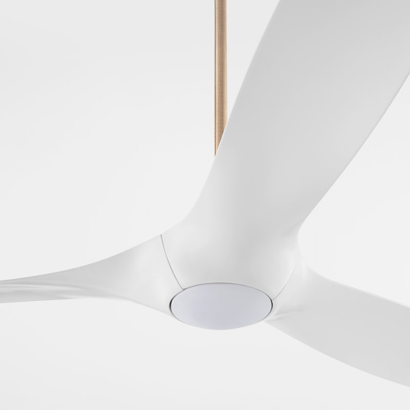 Ventilateur de plafond Khairun, Latin vieilli / blanc