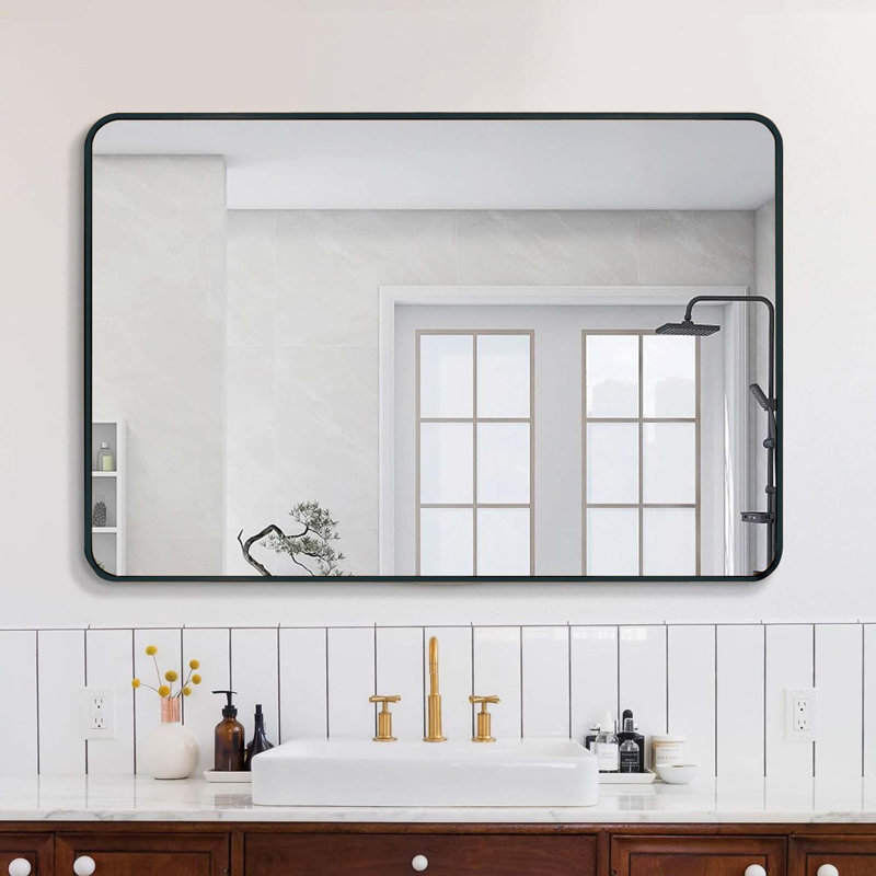 Miroir de salle de bain 30x40 ", Noir