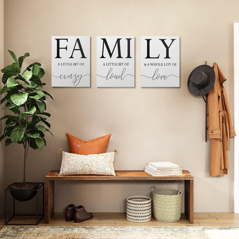 3 Piece Wrapped Canvas Print, 40 cm H x 30 cm W