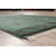 Tapis de zone en laine vert 3 pi 4 po x 4 pi 10 po one-of-kind-noué la main gabbeh