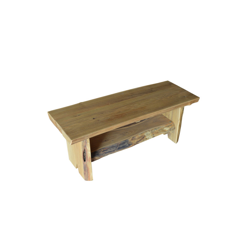 Teri Solid Wood Single Coffee Table, Natural Stain