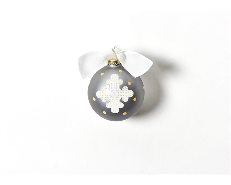 Neutral 3.94'' Glass Ball Ornament