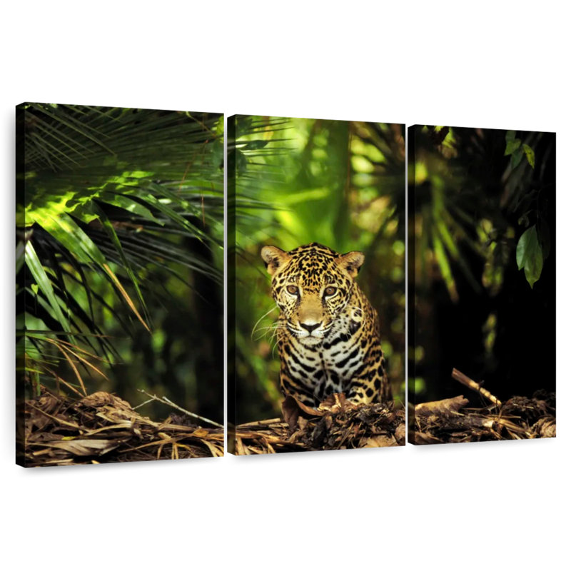 Brampt Belize Jungle Jaguar, 36" H x 57" W