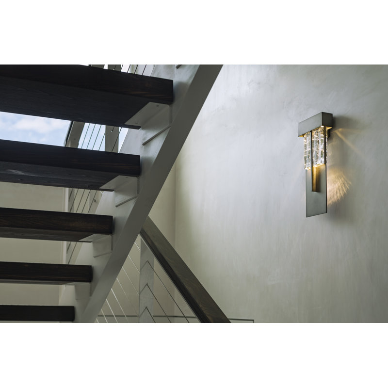 Shard Outdoor Flush Mount, 20.9" H x 8.6" W x 3.5" D, Coastal Dark Smoke