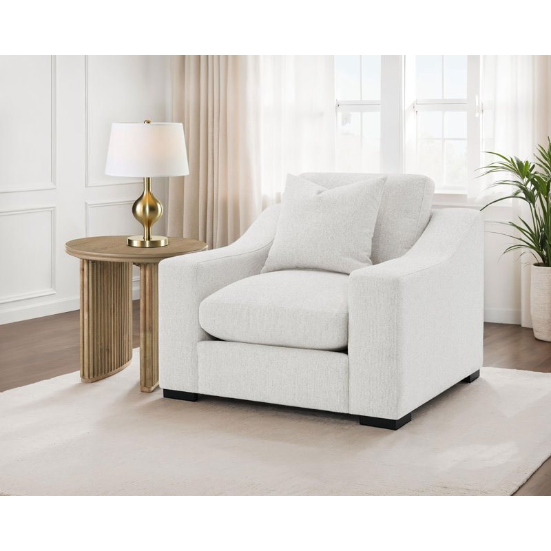 Chaise d'appoint transitionnelle l 41,40 po, sable