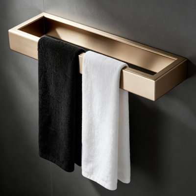 Adjustable Towel Bar 14-25in Chrome Self Adhesive 4 Pack