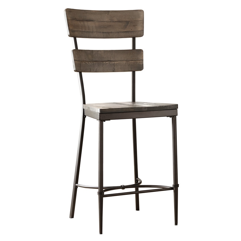 Birdsall Counter Stool with Metal Frame