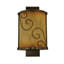 2 - Light Flush Mounted Sconce