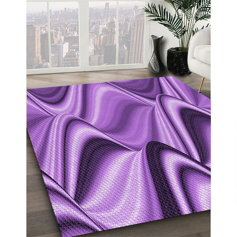 Abstract Indoor Rug, Square 6'