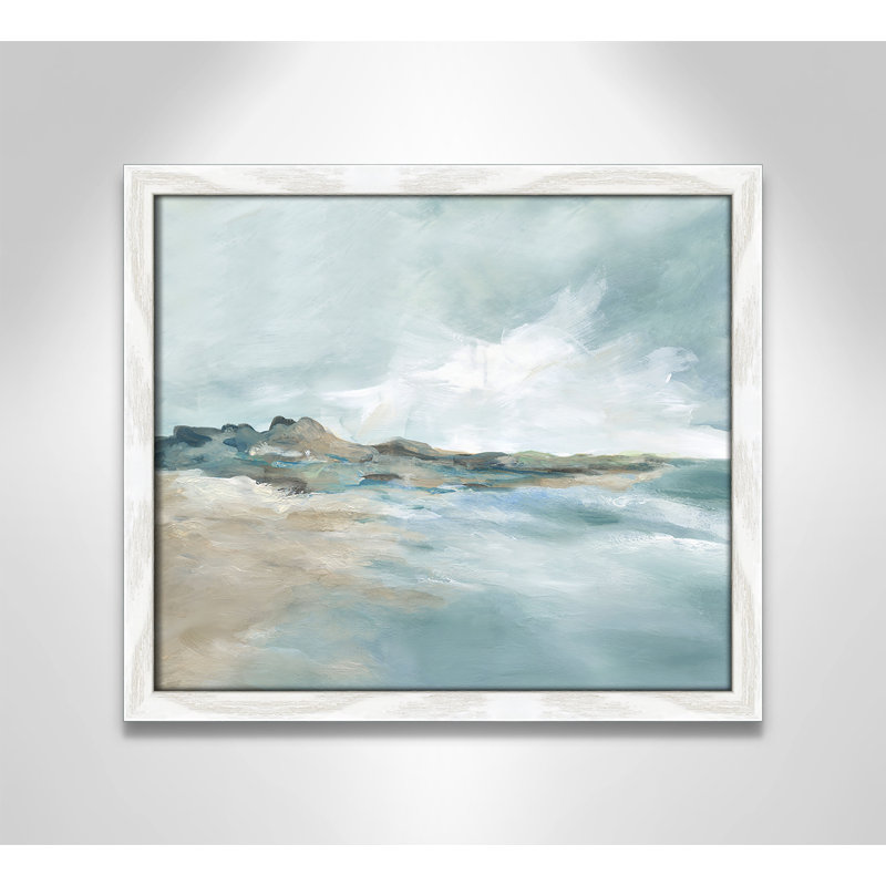 Imprimé Sandpoint par Carol Robinson, Reproduction encadrée sans passe-partout, Blanc, H 13 po x l 15 po x P 0,75 po