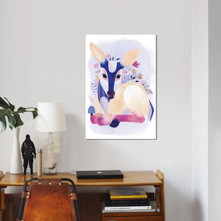 « magnifique forester iv », art sur toile, H 12 po x l 8 po x P 0,75 po