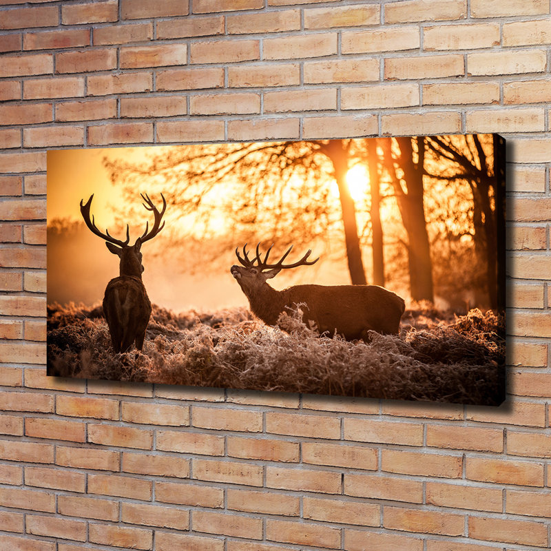 Deer East - Wrapped Canvas Print