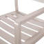 Chaise de salle à manger d'extérieur moderne en aluminium (ensemble de 2)