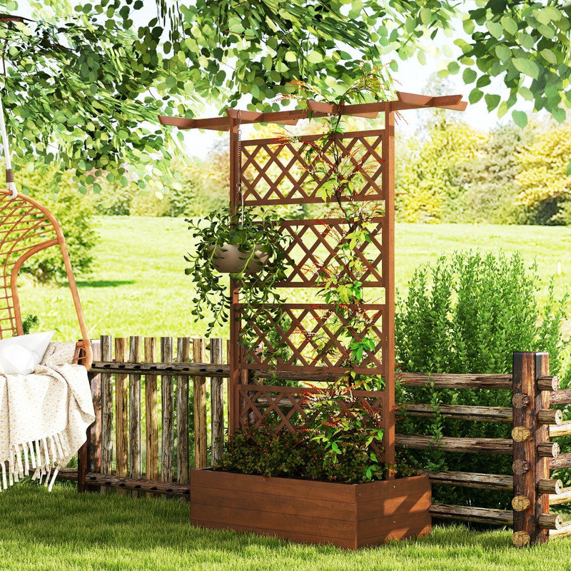 Wood Raised Garden Bed
