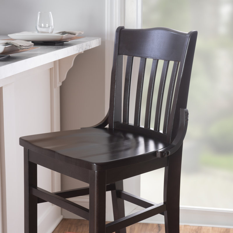 Tabouret de comptoir Frimmy Jace, Brun, Tabouret de bar (siège d’une hauteur de 30 po)