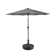 Pierpoint 9 Ft. Lighted Market Umbrella With Fillable Stand