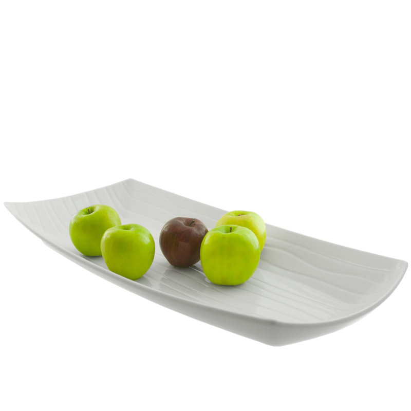 Ten Strawberry Street Whittier Embossed Platter