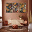 «Burnt Orange Floral», art mural moderne Mid-Century, boho en terre cuite, reproduction d'art sur toile, ensemble de 3, salon, chambre, bureau, encadré