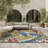 Leonhardt Floral Green/Blue/Yellow/Orange Indoor/Outdoor Area Rug-1029076433