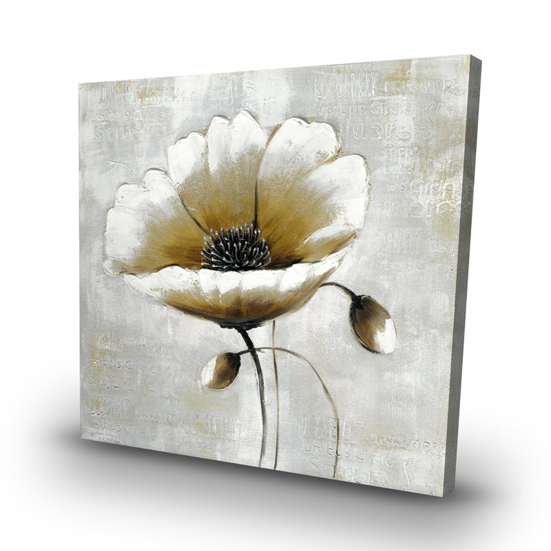 Modern flower - 32"x32" art on canvas