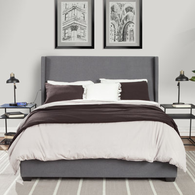 Lit plateforme tapissier Mohawk