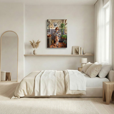 «Gallery Wrap», art mural sur toile pour le salon, la chambre à coucher, le bureau ou le vestibule - décoration murale décorative avec scène artistique